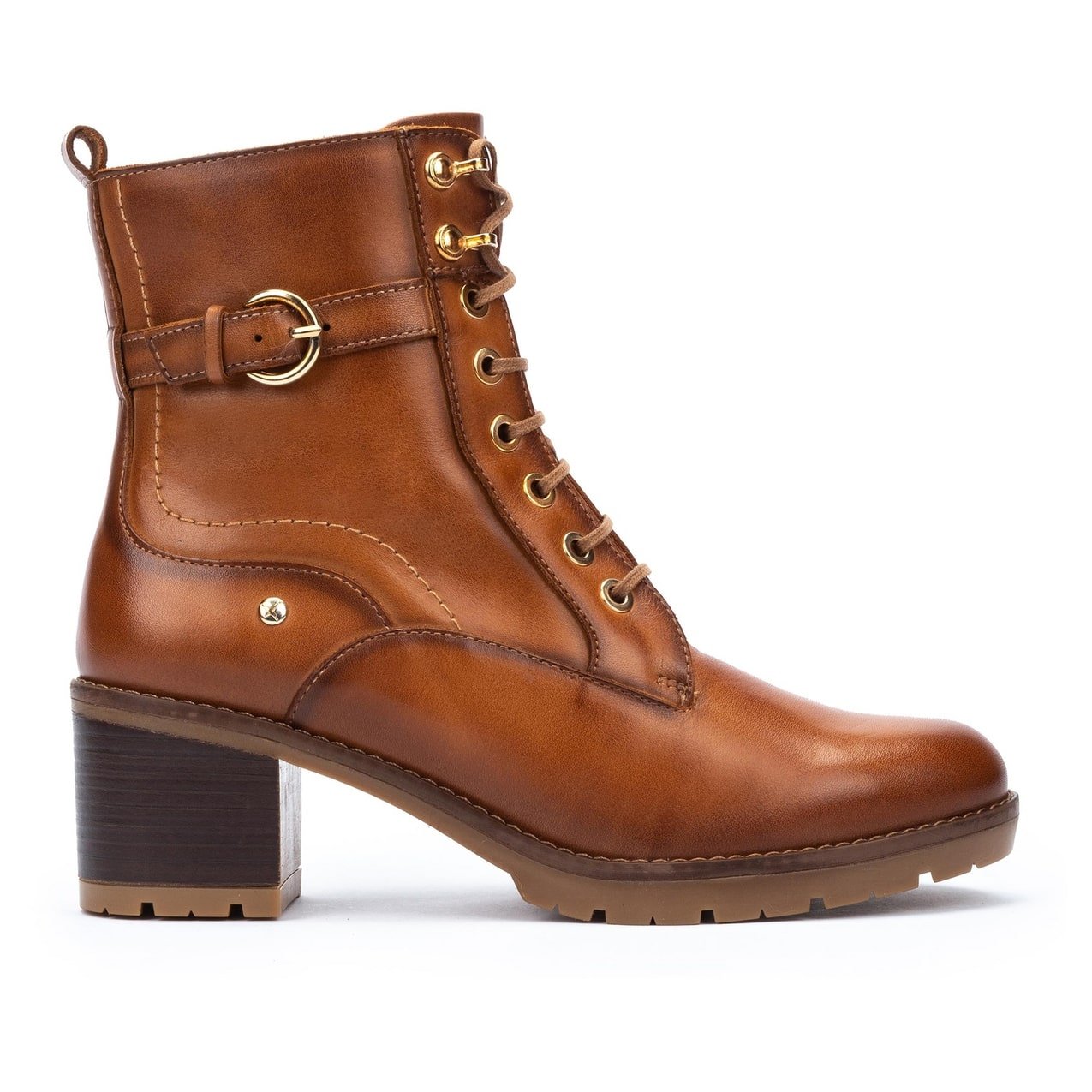 Llanes' women's brown leather boots by Pikolinos
