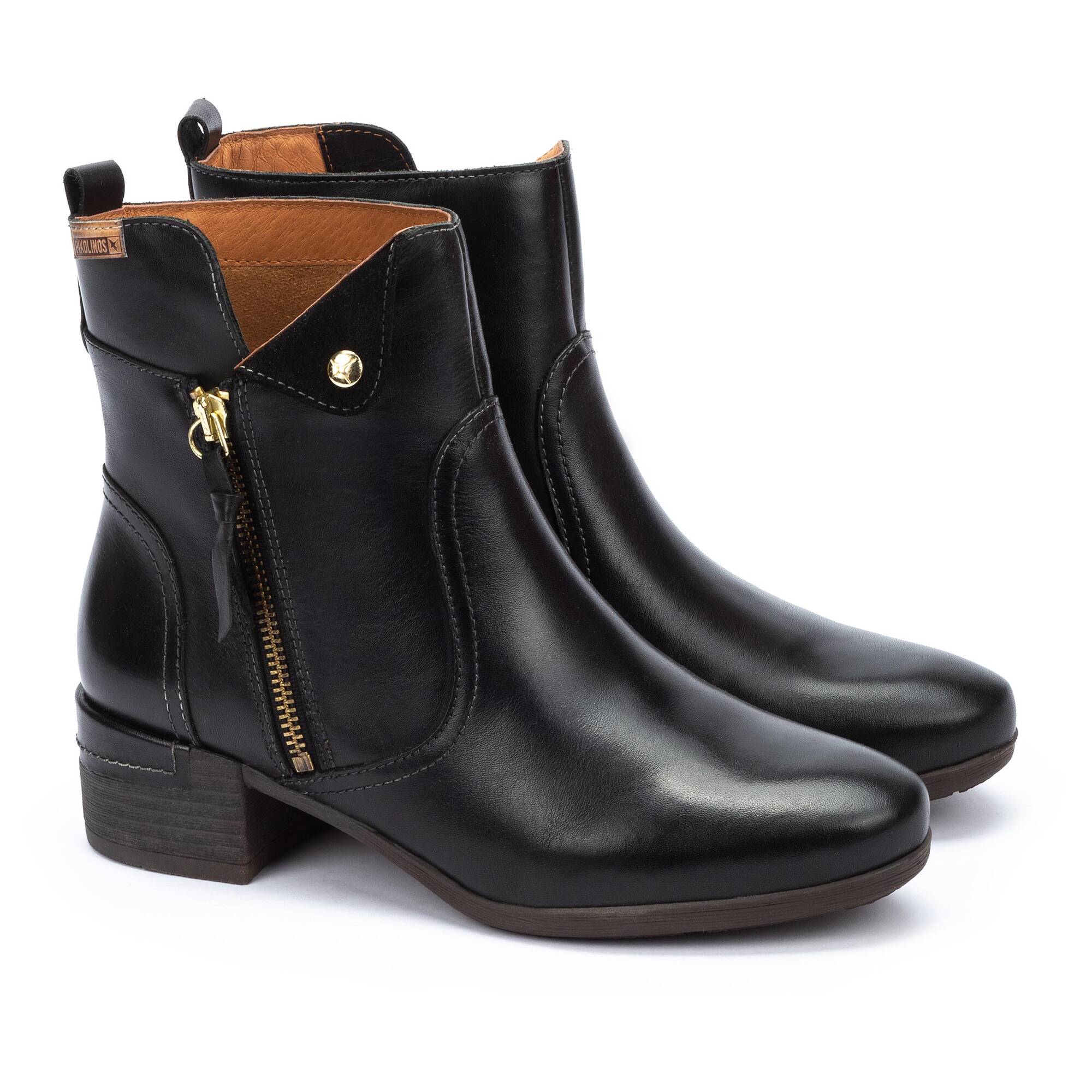 Pikolinos Malaga - woman's Boots - Black leather - Chaplinshoes