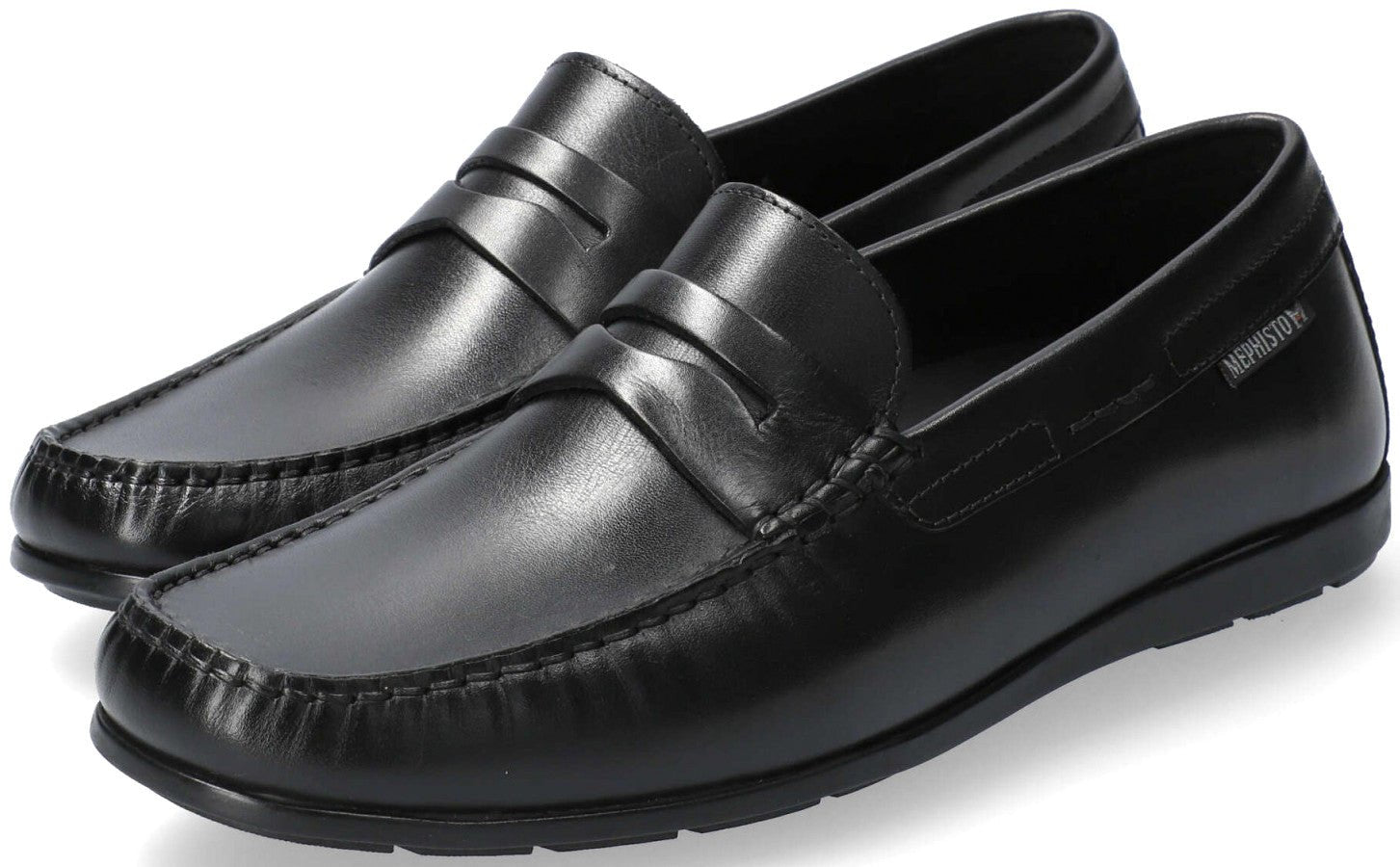  Men's Genuine Leather Loafer Shoes Slip On Soft Walking  Driving Shoes,Black,39EU=7 M US