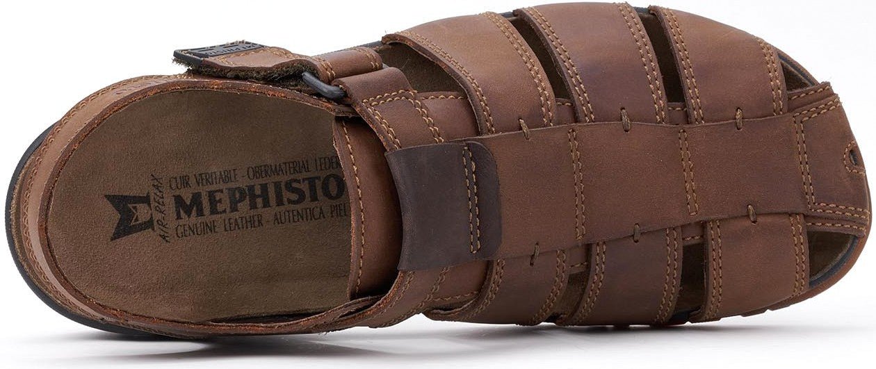 Mephisto BASILE Men's Sandal - Chestnut Brown - ChaplinshoesMephisto BASILE Men's Sandal - Chestnut BrownMephisto