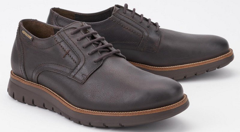 Mephisto BRETT men's lace-up shoe - dark brown leather - ChaplinshoesMephisto BRETT men's lace-up shoe - dark brown leatherMephisto