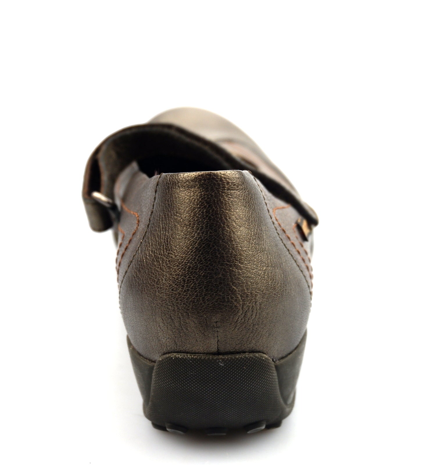 Mephisto LEIDINA bronze leather shoe for women with velcro closure - ChaplinshoesMephisto LEIDINA bronze leather shoe for women with velcro closureMephisto