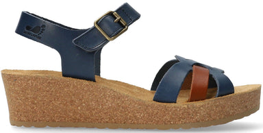 Mephisto Maryline Women's Sandal - Blue Leather - Extra Wide - ChaplinshoesMephisto Maryline Women's Sandal - Blue Leather - Extra WideMephisto