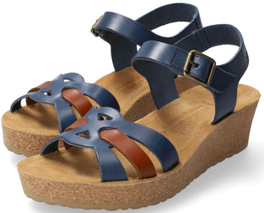 Mephisto Maryline Women's Sandal - Blue Leather - Extra Wide - ChaplinshoesMephisto Maryline Women's Sandal - Blue Leather - Extra WideMephisto