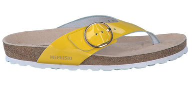 Mephisto NATALINA Women Sandal - Yellow Leather - ChaplinshoesMephisto NATALINA Women Sandal - Yellow LeatherMephisto