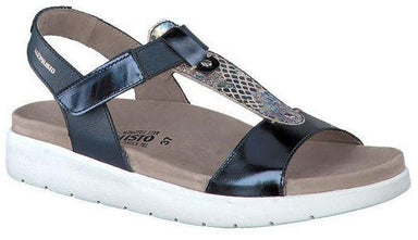 Mephisto Maryline Women's Sandal - Blue Leather - Extra Wide