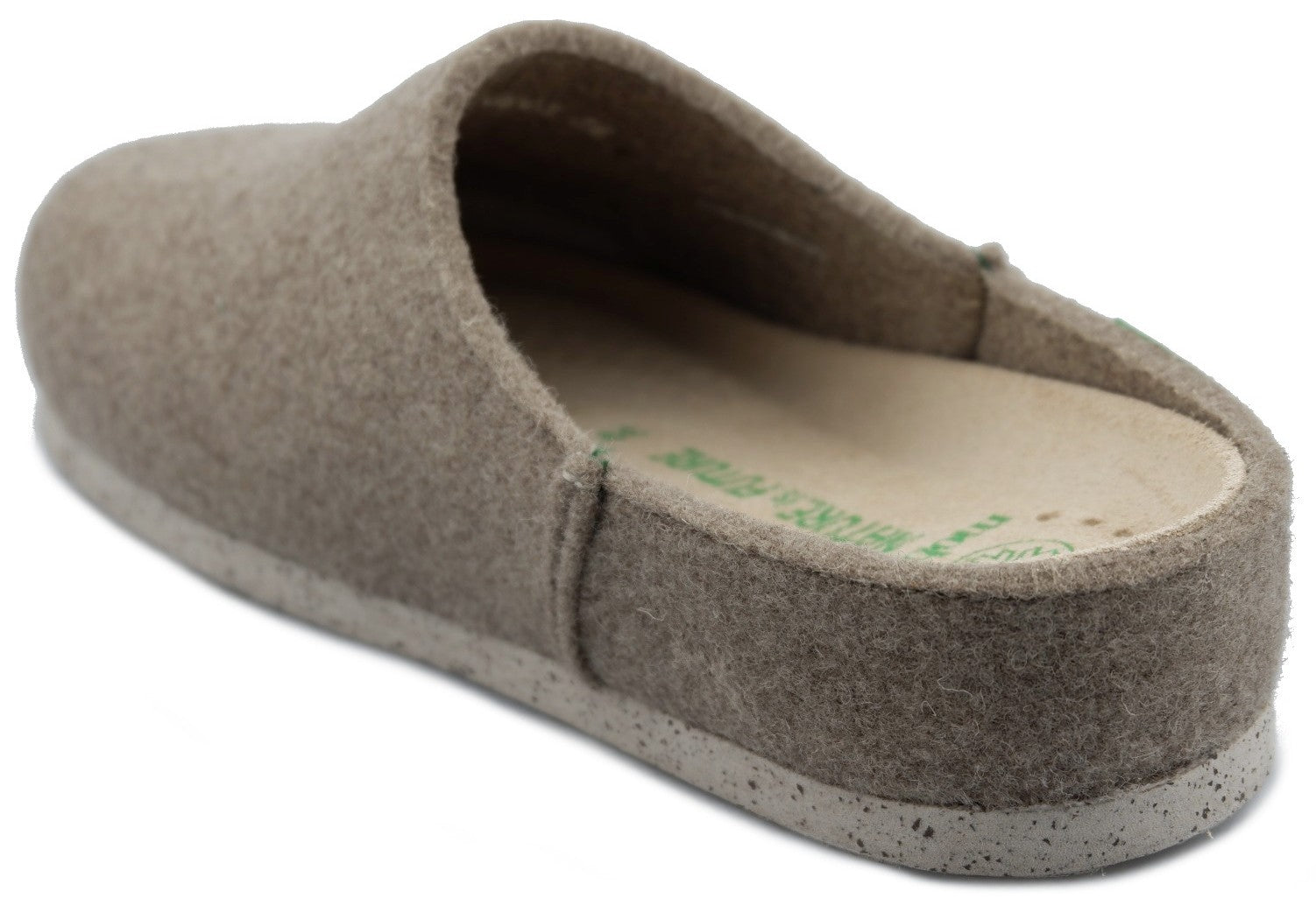 Mephisto PADDI sandal/clog for men - warm grey - felt - ChaplinshoesMephisto PADDI sandal/clog for men - warm grey - feltMephisto