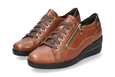 Mobils by Mephisto Patsy - Women's sneaker - brown leather - Wide fit - ChaplinshoesMobils by Mephisto Patsy - Women's sneaker - brown leather - Wide fitMephisto