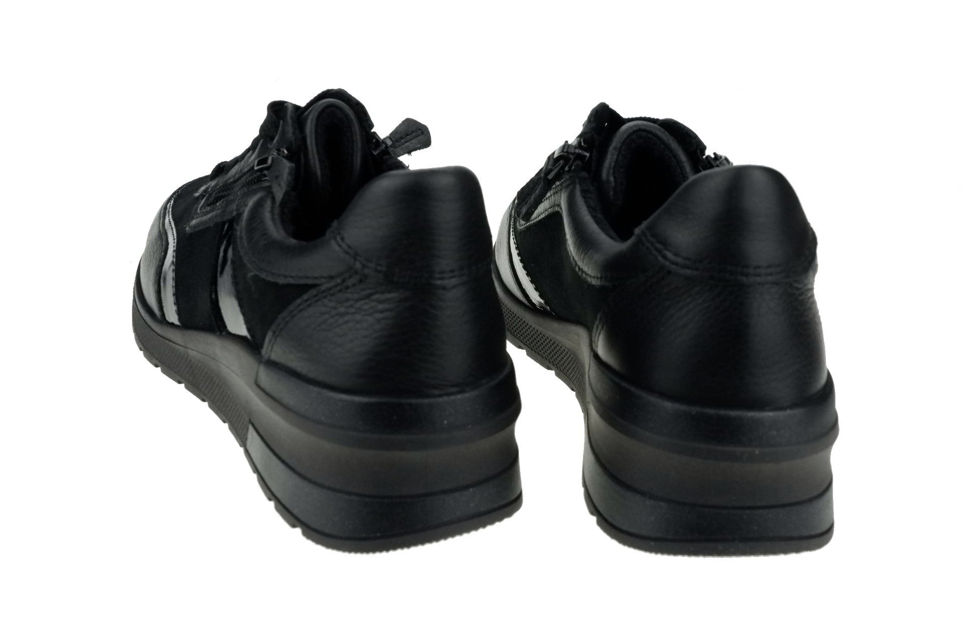 'Neapel Tron' women's sneaker - Black - Chaplinshoes'Neapel Tron' women's sneaker - BlackAra