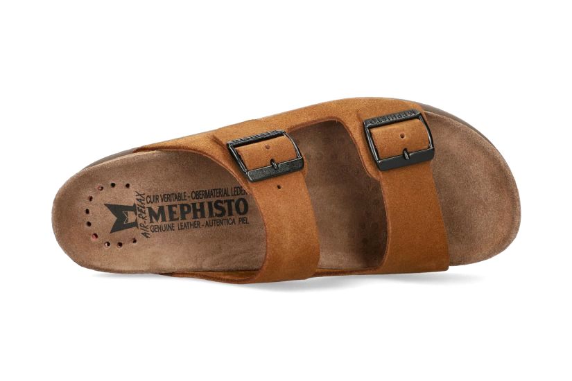 'Nerio' men's sandal - Tobacco brown - Chaplinshoes'Nerio' men's sandal - Tobacco brownMephisto