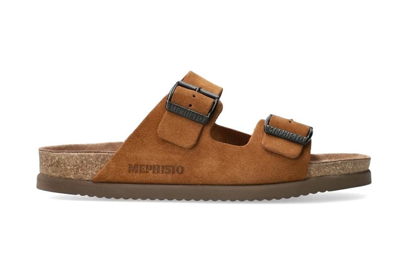 'Nerio' men's sandal - Tobacco brown - Chaplinshoes'Nerio' men's sandal - Tobacco brownMephisto