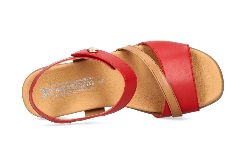 'Nikolia' women's sandal - Red - Chaplinshoes'Nikolia' women's sandal - RedMephisto