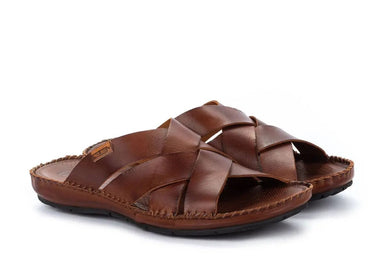 Pikolinos TARIFA 06J-0015 Leather Sandals for Men - Cuero - ChaplinshoesPikolinos TARIFA 06J-0015 Leather Sandals for Men - CueroPikolinos