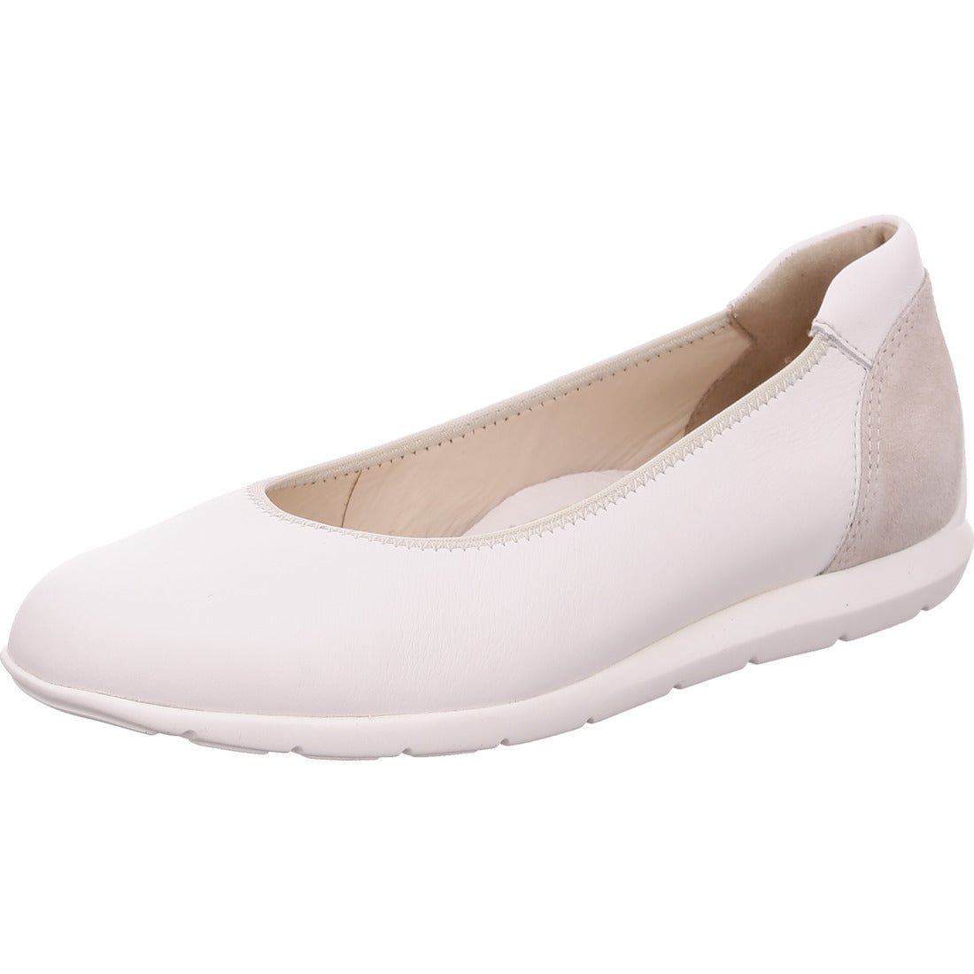 'Sardinia' women's ballerina - White - Chaplinshoes'Sardinia' women's ballerina - WhiteAra