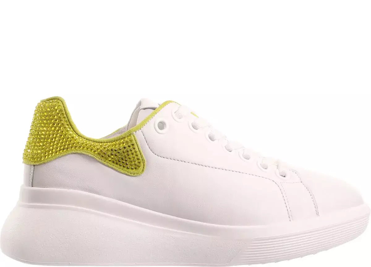 'Sparks' women's sneaker - White green - Chaplinshoes'Sparks' women's sneaker - White greenHögl