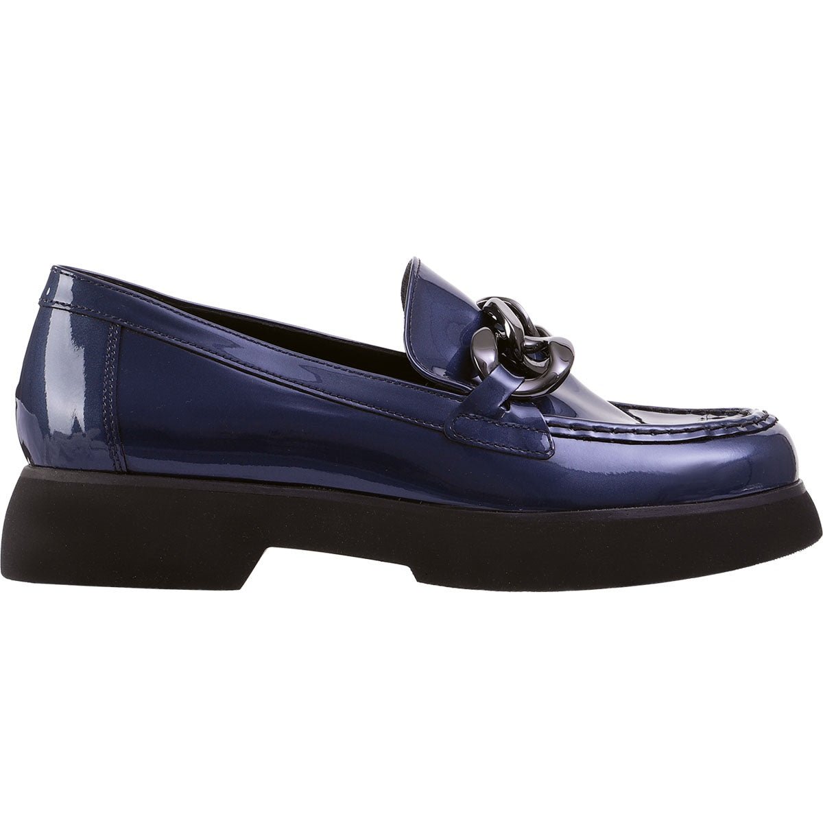 'Stacy' women's loafer - Patent blue - Chaplinshoes'Stacy' women's loafer - Patent blueHögl