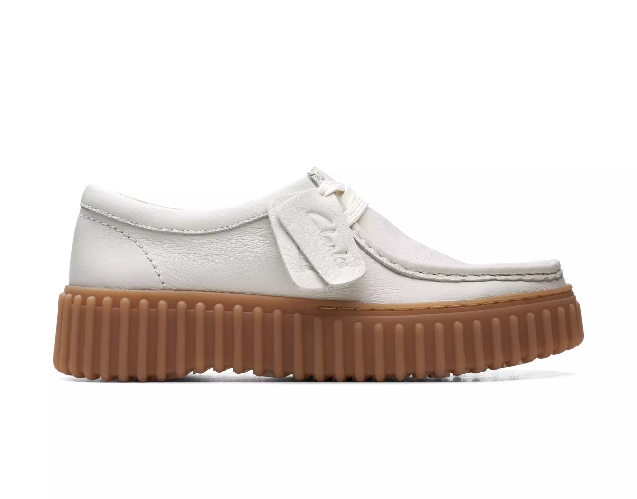 'Torhill Bee' women's lace-up shoe - off white - Chaplinshoes'Torhill Bee' women's lace-up shoe - off whiteClarks