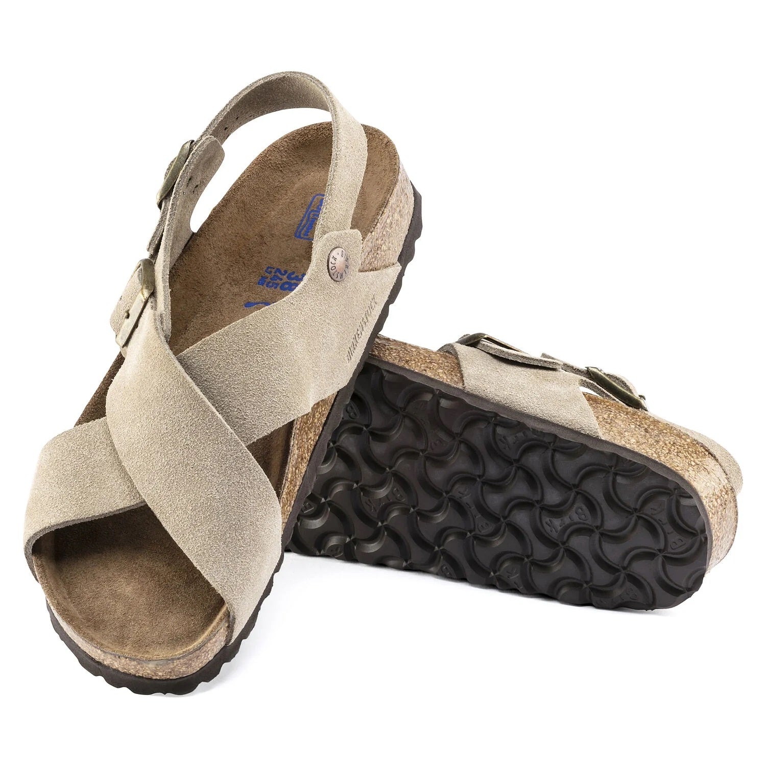 Birkenstock Tulum - woman's Sandals - Taupe suede - Chaplinshoes