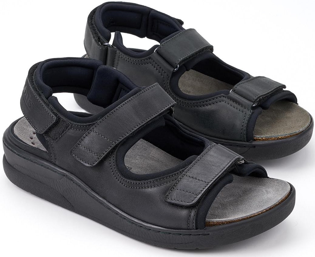 'VALDEN' men's wide fit sandal with removable insole - Mobils by Mephisto - Chaplinshoes'VALDEN' men's wide fit sandal with removable insole - Mobils by MephistoMephisto