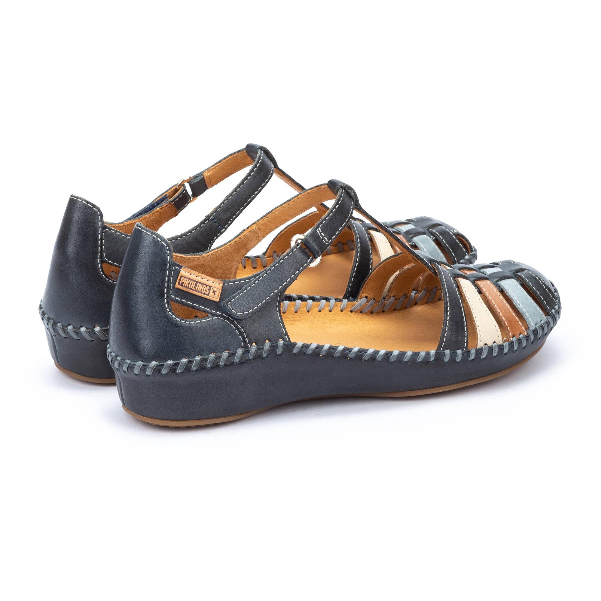 'Vallarta' women's sandal - Blue mix - Chaplinshoes'Vallarta' women's sandal - Blue mixPikolinos