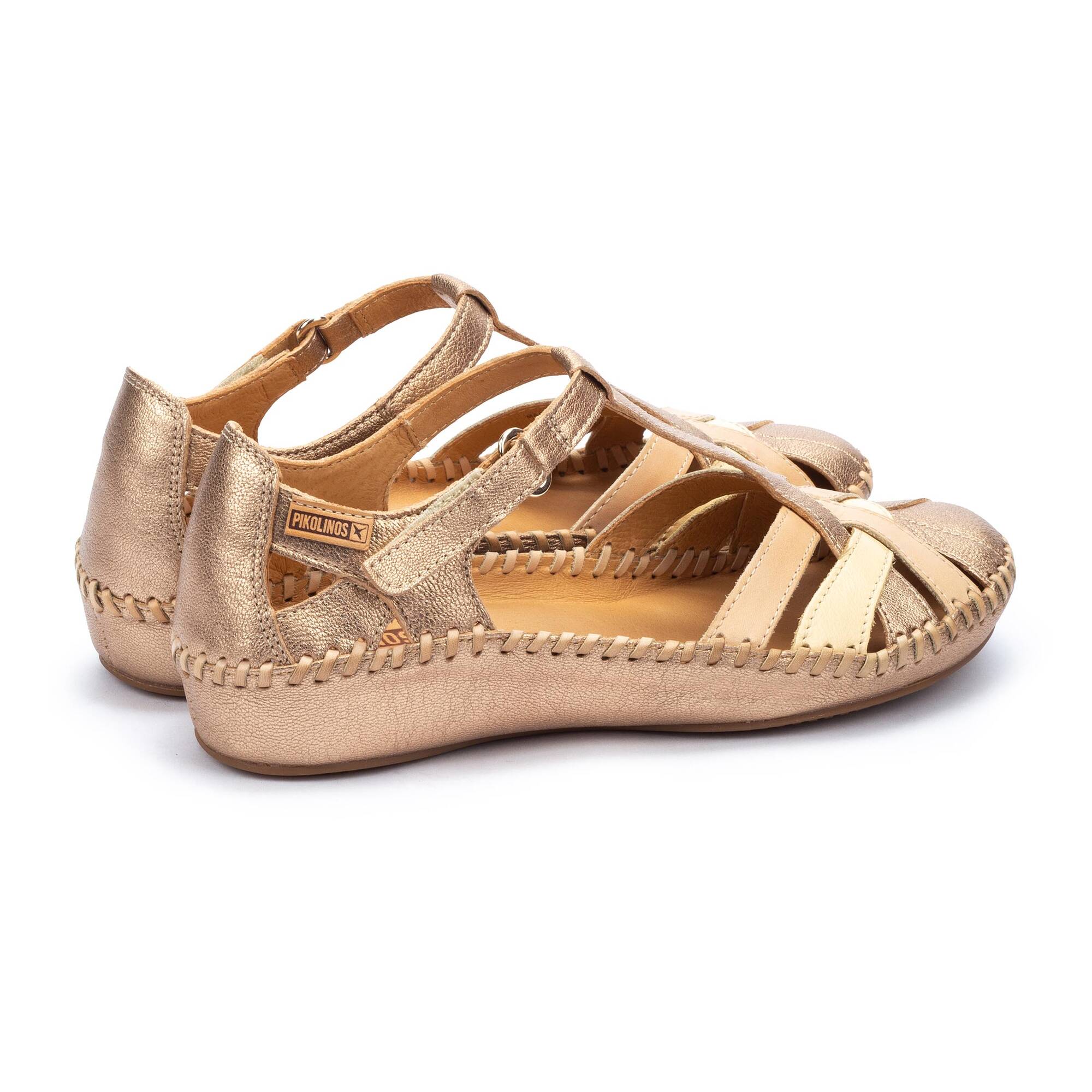 'Vallarta' women's sandal - Metallic bronze - Chaplinshoes'Vallarta' women's sandal - Metallic bronzePikolinos