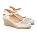 'Vila' women's wedges sandal - Off white - Chaplinshoes'Vila' women's wedges sandal - Off whitePikolinos